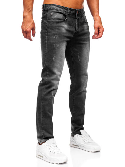 Bolf Herren Jeanshose regular fit Schwarz MP0064N