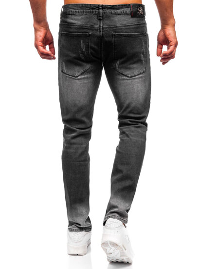 Bolf Herren Jeanshose regular fit Schwarz MP0064N