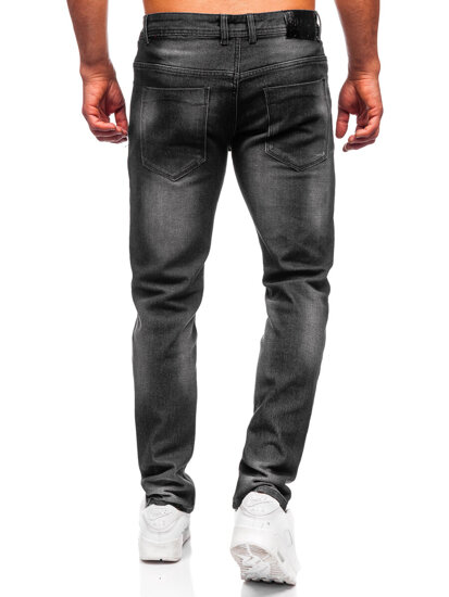 Bolf Herren Jeanshose regular fit  Schwarz MP0199N