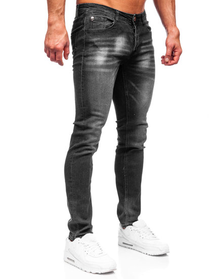 Bolf Herren Jeanshose regular fit Schwarz  MP019N