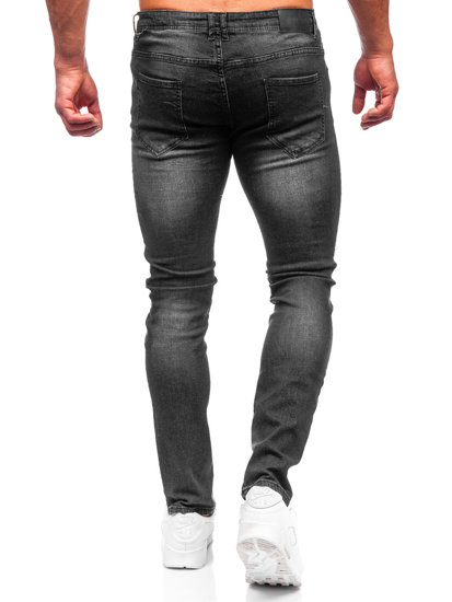 Bolf Herren Jeanshose regular fit Schwarz  MP019N