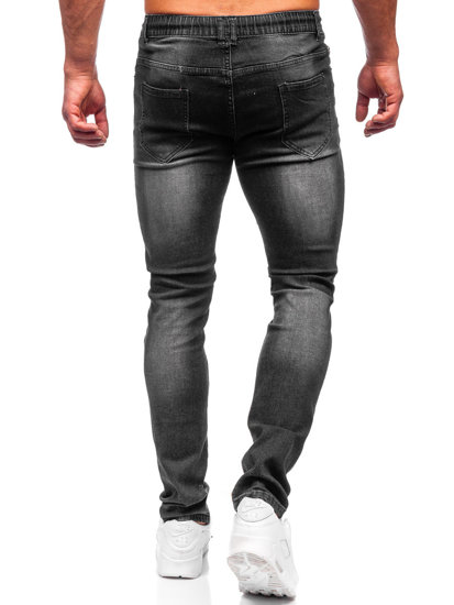 Bolf Herren Jeanshose regular fit Schwarz  MP021N