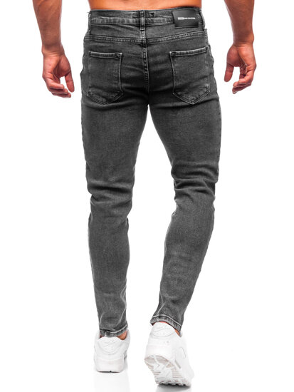 Bolf Herren Jeanshose regular fit Schwarzgrau  6014