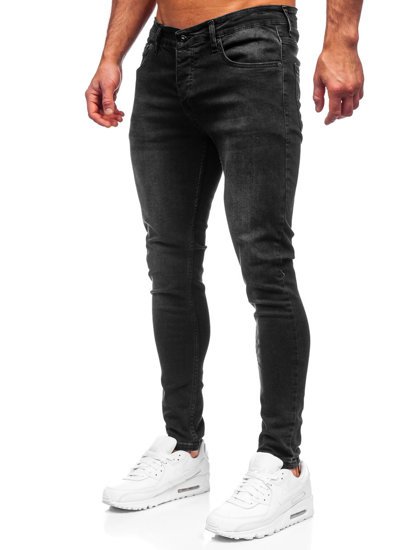 Bolf Herren Jeanshose skinny fit Schwarz R923