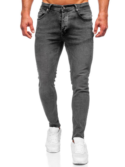 Bolf Herren Jeanshose skinny fit Schwarz  R926-1