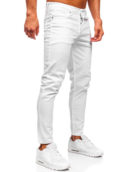 Bolf Herren Jeanshose skinny fit Weiß  5888