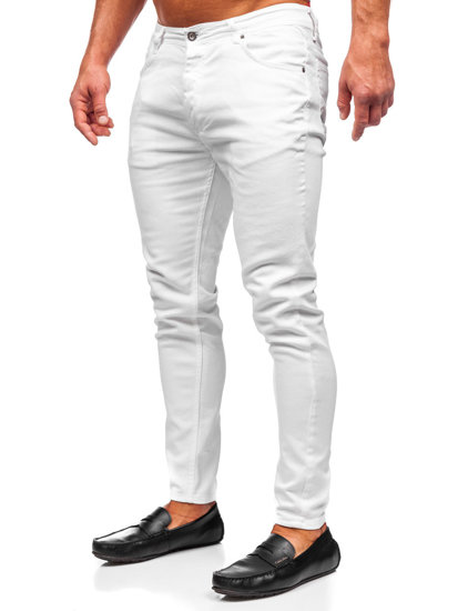 Bolf Herren Jeanshose skinny fit Weiß  R927