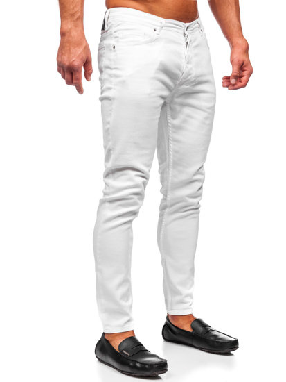 Bolf Herren Jeanshose skinny fit Weiß  R927