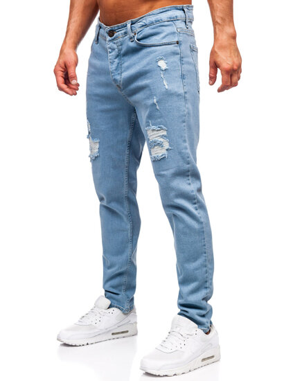 Bolf Herren Jeanshose slim fit Blau  6461