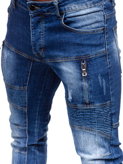 Bolf Herren Jeanshose slim fit Blau  MP0046B