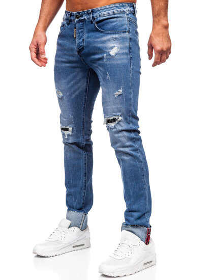 Bolf Herren Jeanshose slim fit Blau  MP0126B