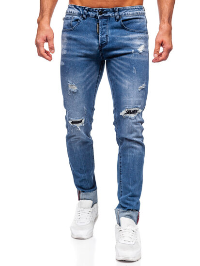 Bolf Herren Jeanshose slim fit Blau  MP0126B