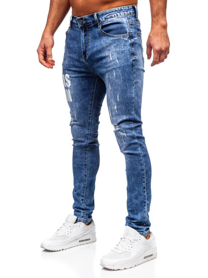 Bolf Herren Jeanshose slim fit Blau  TF292