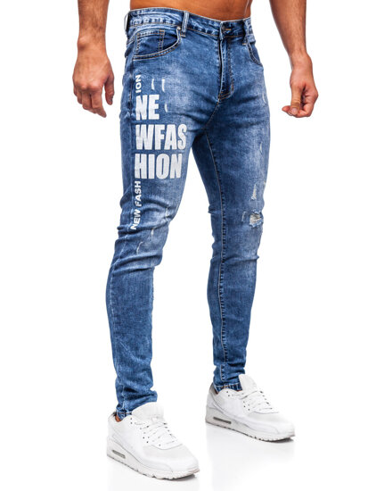 Bolf Herren Jeanshose slim fit Blau  TF292