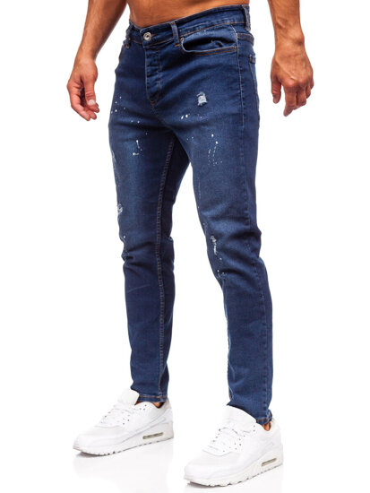 Bolf Herren Jeanshose slim fit Dunkalblau 6571