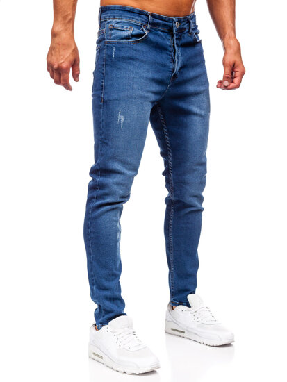 Bolf Herren Jeanshose slim fit Dunkalblau 6585