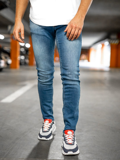 Bolf Herren Jeanshose slim fit Dunkalblau  6767