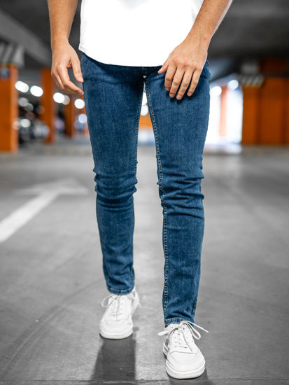 Bolf Herren Jeanshose slim fit Dunkalblau  DP52