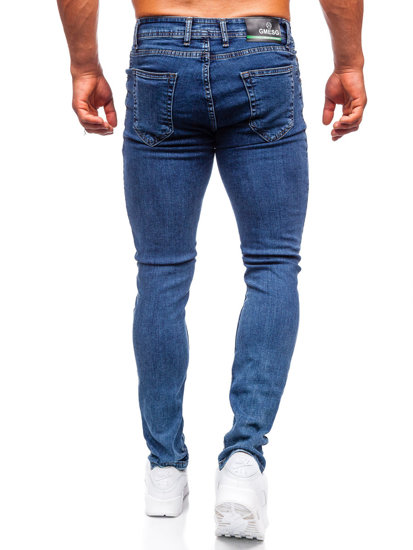 Bolf Herren Jeanshose slim fit Dunkalblau  DP52