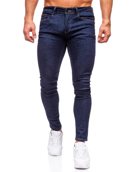 Bolf Herren Jeanshose slim fit Dunkalblau  MP003BS