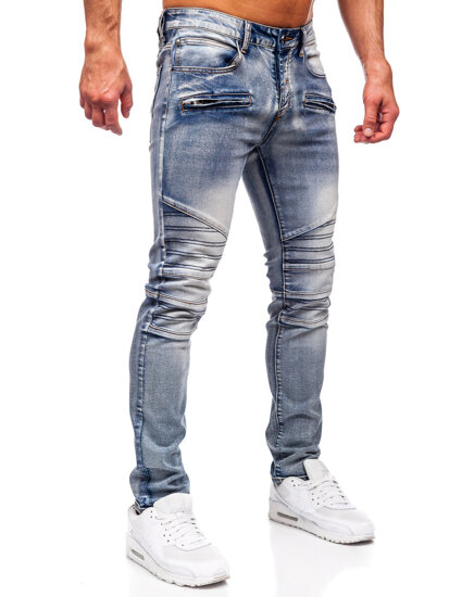 Bolf Herren Jeanshose slim fit Dunkalblau  MP0094BS