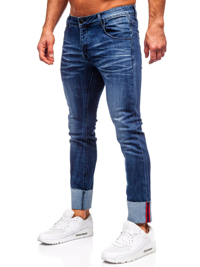 Bolf Herren Jeanshose slim fit Dunkalblau  MP0106BS