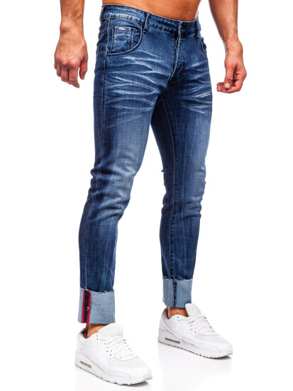 Bolf Herren Jeanshose slim fit Dunkalblau  MP0106BS