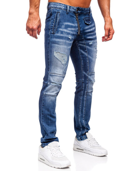 Bolf Herren Jeanshose slim fit Dunkalblau  MP0110BS