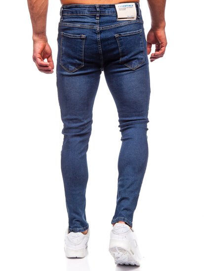 Bolf Herren Jeanshose slim fit Dunkelblau  6257