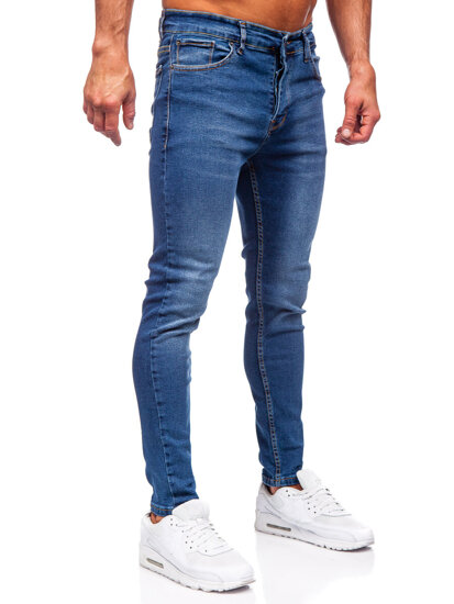 Bolf Herren Jeanshose slim fit Dunkelblau  6262