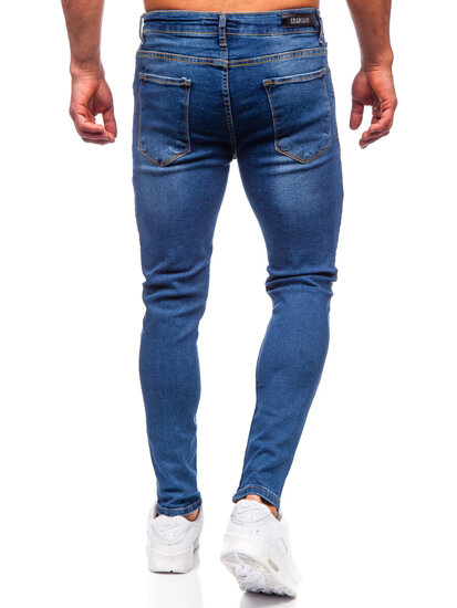 Bolf Herren Jeanshose slim fit Dunkelblau  6262