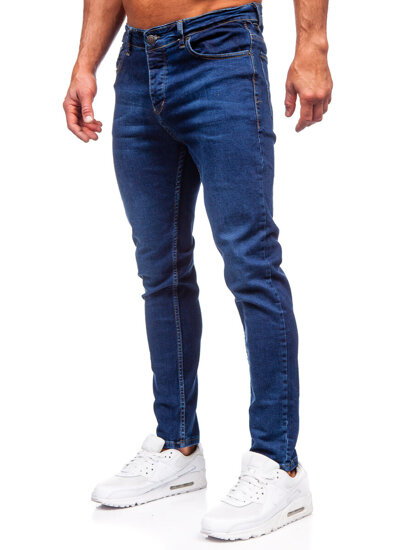 Bolf Herren Jeanshose slim fit Dunkelblau  6290