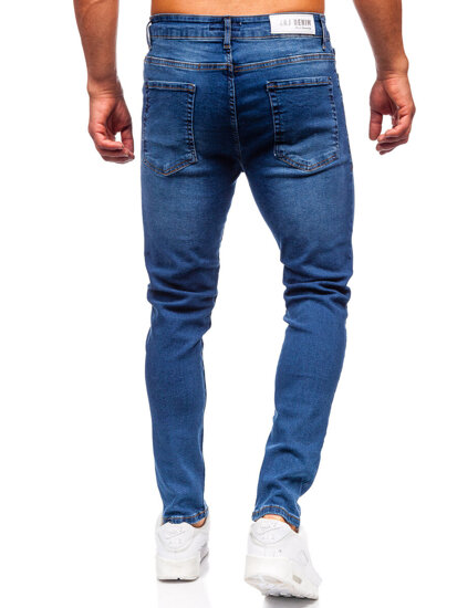 Bolf Herren Jeanshose slim fit Dunkelblau  6585