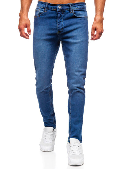 Bolf Herren Jeanshose slim fit Dunkelblau  6591