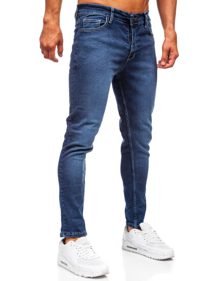 Bolf Herren Jeanshose slim fit Dunkelblau  6596