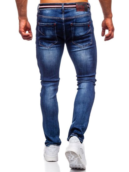 Bolf Herren Jeanshose slim fit Dunkelblau  80033W0