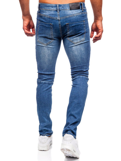 Bolf Herren Jeanshose slim fit Dunkelblau  MP0082BS