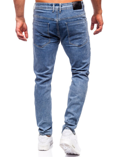 Bolf Herren Jeanshose slim fit Dunkelblau  MP0192BC