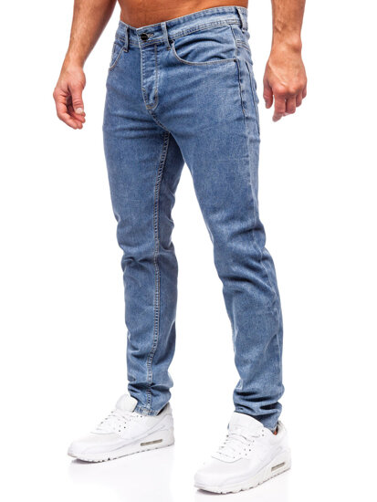 Bolf Herren Jeanshose slim fit Dunkelblau  MP0192BC