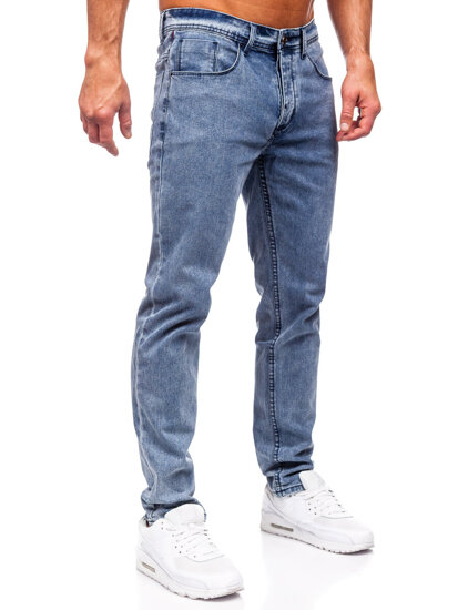 Bolf Herren Jeanshose slim fit Dunkelblau  MP0192BS