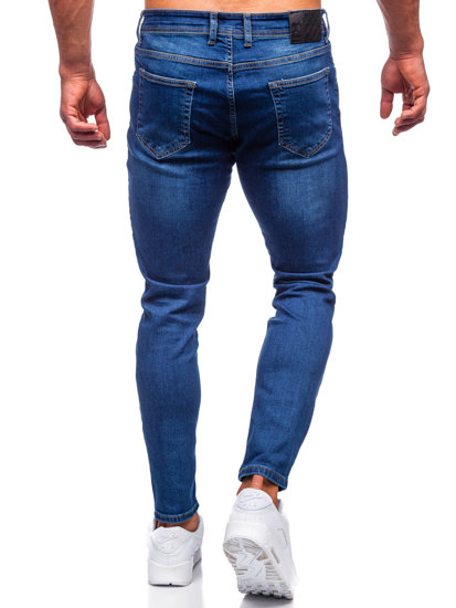 Bolf Herren Jeanshose slim fit Dunkelblau  R921