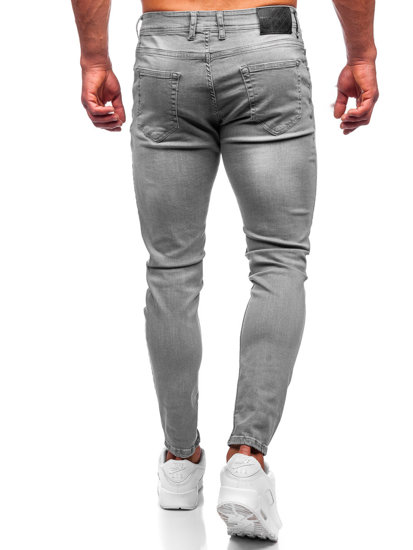 Bolf Herren Jeanshose slim fit Grau  R920