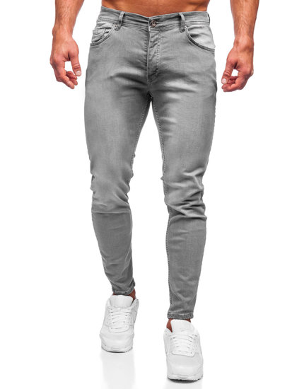 Bolf Herren Jeanshose slim fit Grau  R920