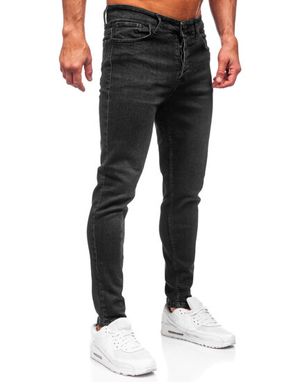 Bolf Herren Jeanshose slim fit Schwarz 6131