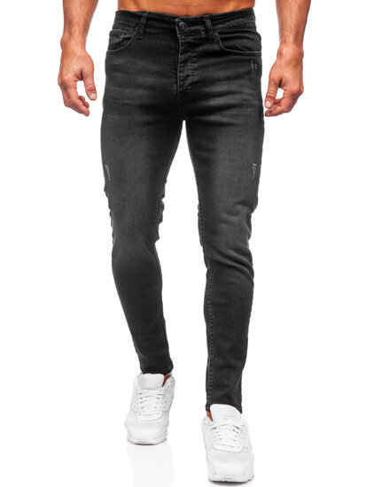 Bolf Herren Jeanshose slim fit Schwarz 6161