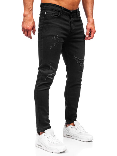 Bolf Herren Jeanshose slim fit Schwarz  6382