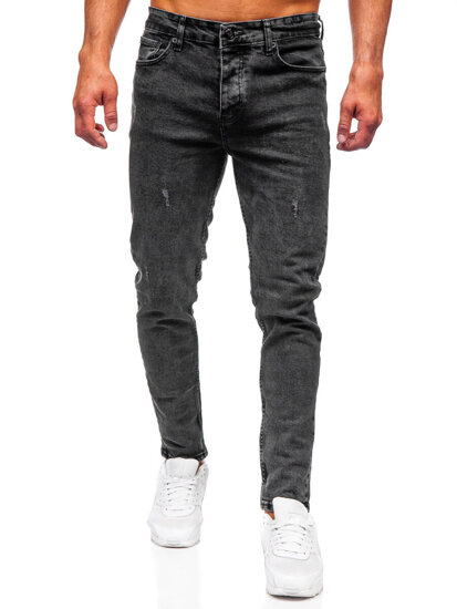 Bolf Herren Jeanshose slim fit Schwarz  6497