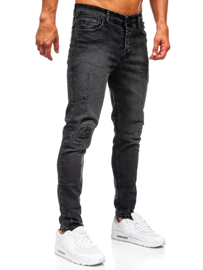 Bolf Herren Jeanshose slim fit Schwarz  6498