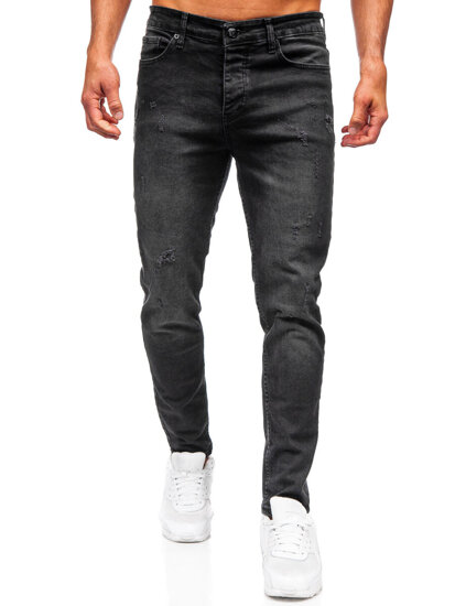 Bolf Herren Jeanshose slim fit Schwarz  6504