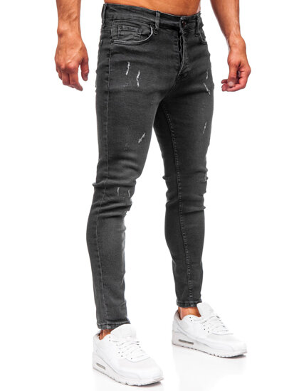 Bolf Herren Jeanshose slim fit Schwarz  6513